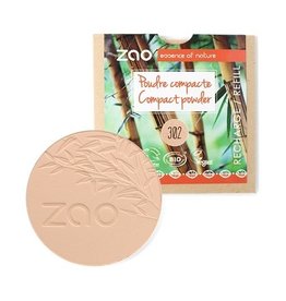 Zao ZAO Bamboe Compact poeder Refill 302 (Beige Orange)