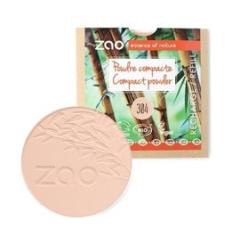 Zao ZAO Bamboe Compact poeder Refill 304 (Capuccino)
