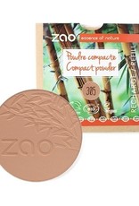 Zao ZAO Bamboe Compact poeder Refill 305 (Milk chocolate)