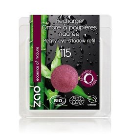 Zao ZAO Bamboe Oogschaduw Refill Parelmoer 115 (Ruby Red)