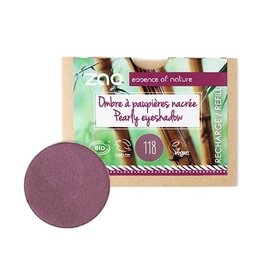 Zao ZAO Bamboe Oogschaduw Refill Parelmoer 118 (Plum)