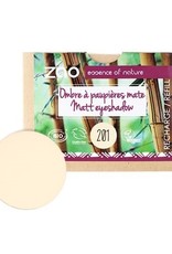 Zao ZAO Bamboe Oogschaduw Refill Matte 201 (Ivory)