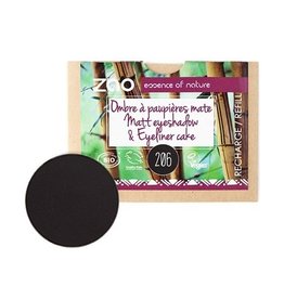 Zao ZAO Bamboe Oogschaduw Refill Matte 206 (Black)