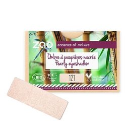 Zao ZAO Bamboe Oogschaduw Refill (rechthoekig) Parelmoer 121 (Ivory) 1.3 gram