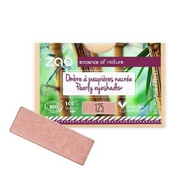 Zao ZAO Bamboe Oogschaduw Refill (rechthoekig) Parelmoer 125 (Sunshiny Pink) 1.3 gram