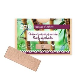 Zao ZAO Bamboe Oogschaduw Refill (rechthoekig) Parelmoer 126 (Golden Petal) 1.3 gram