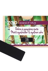 Zao ZAO Bamboe Oogschaduw Refill (rechthoekig) Matte 206 (Black) 1.3 gram