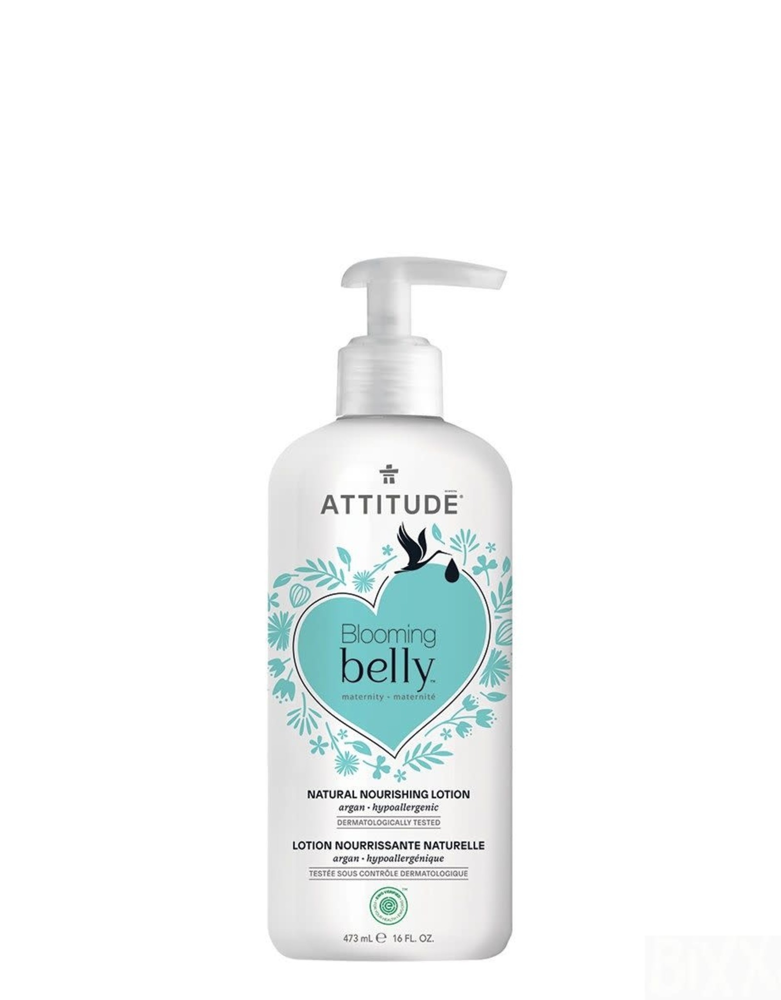 Attitude Blooming Belly Natural Nourishing Lotion 473ml
