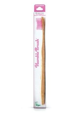 The Humble Co. Humble Brush Bamboe tandenborstel Purple/Pink Medium