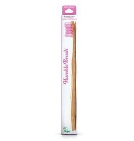 The Humble Co. Humble Brush Bamboe tandenborstel Purple/Pink Medium