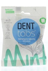 Denttabs Denttabs Tandenpoets tabletten zonder fluoride 125 stuks