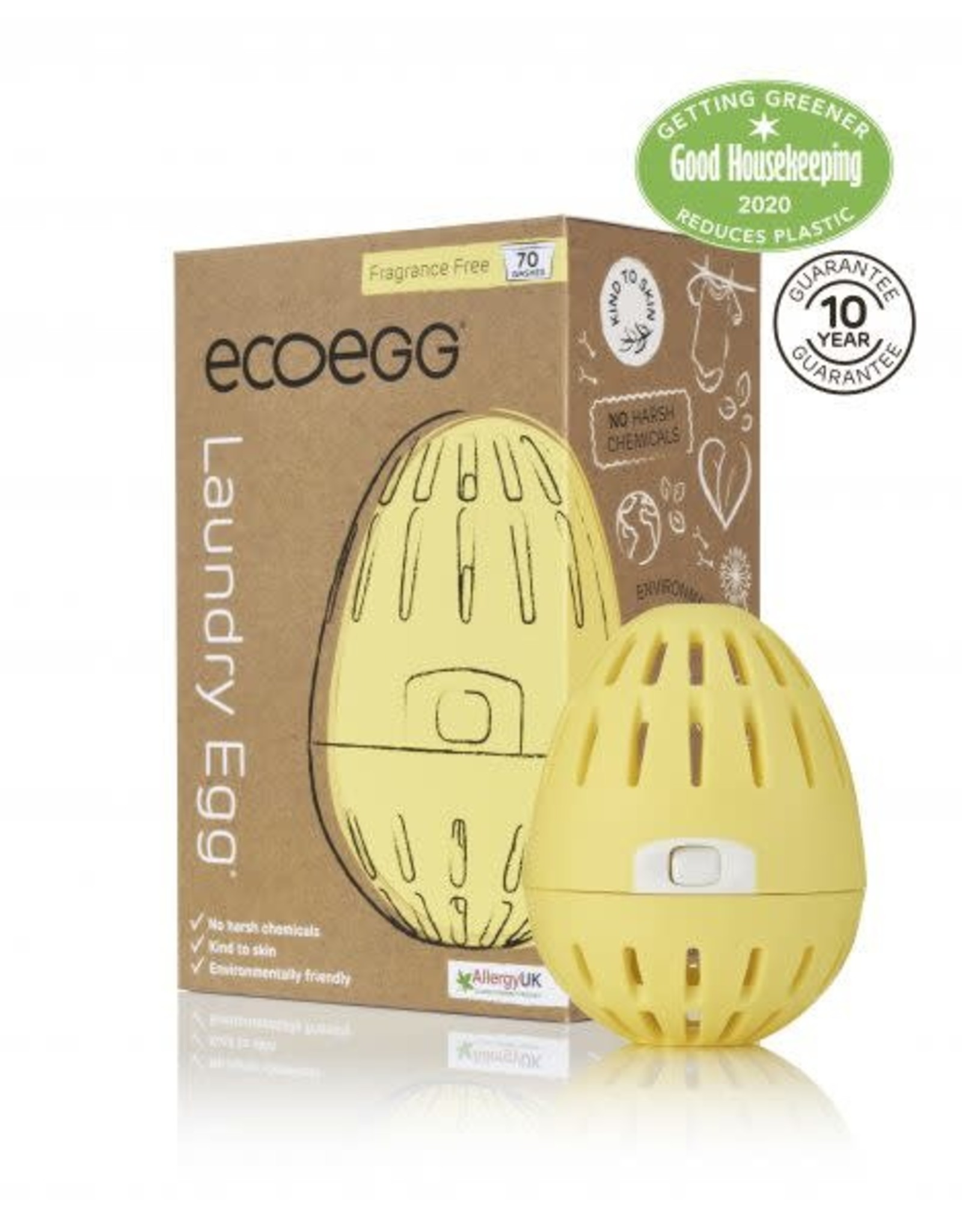 Ecoegg Ecoegg Laundry Egg Fragrance free - 70 washes