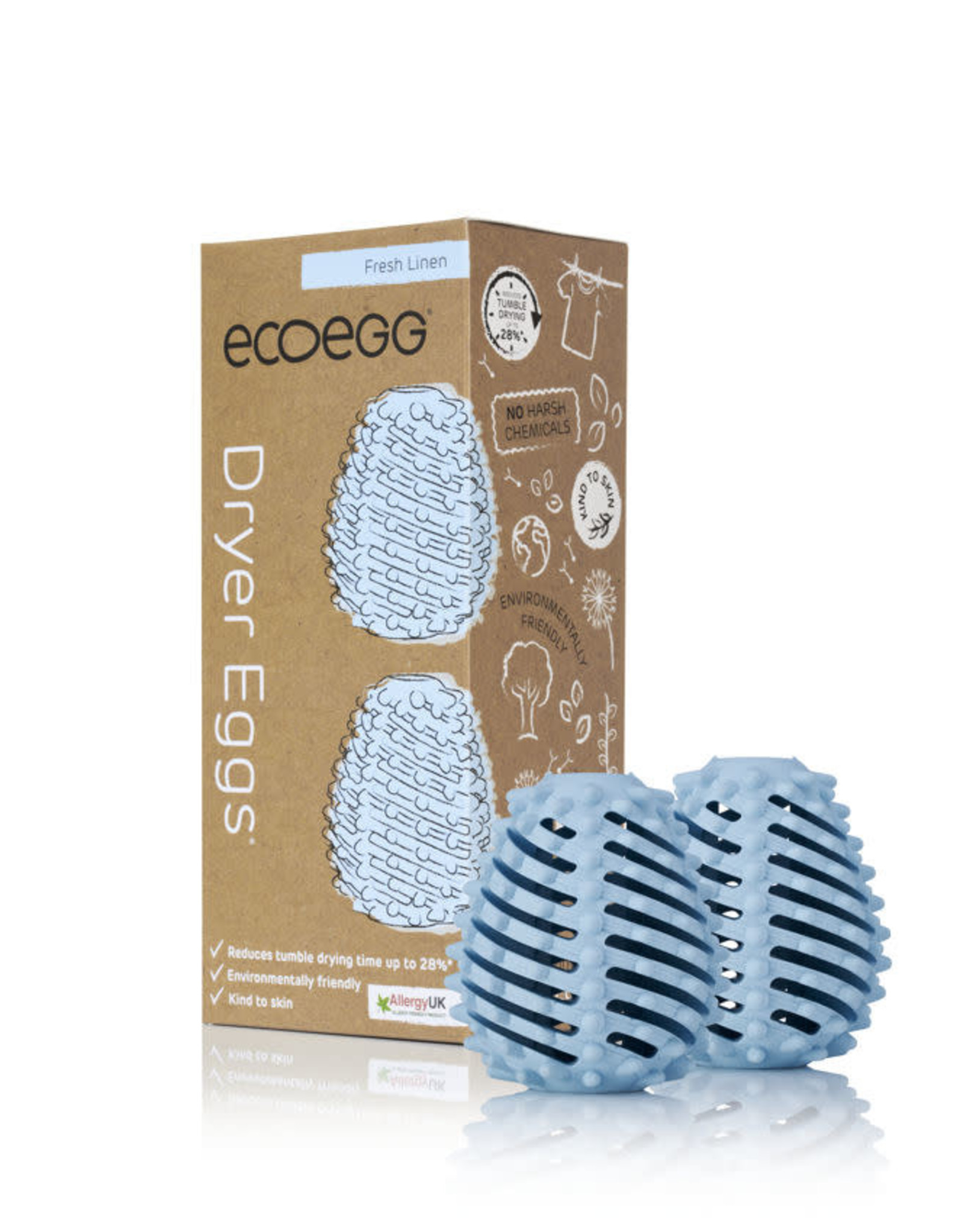 Ecoegg Ecoegg Dryer Eggs Fresh Linen - 40 dries