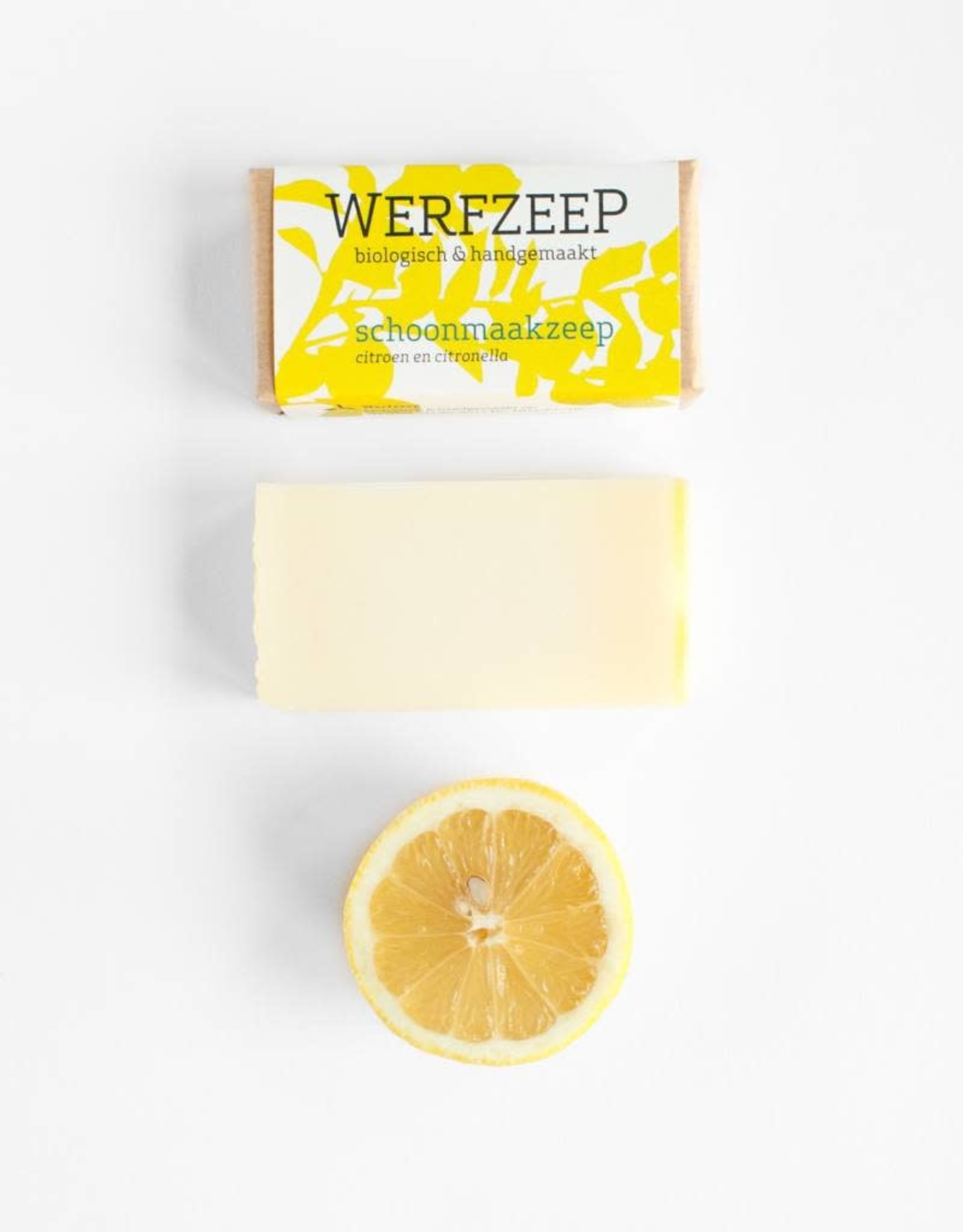 Werfzeep Werfzeep - Schoonmaakzeep citroen & citronella 100g