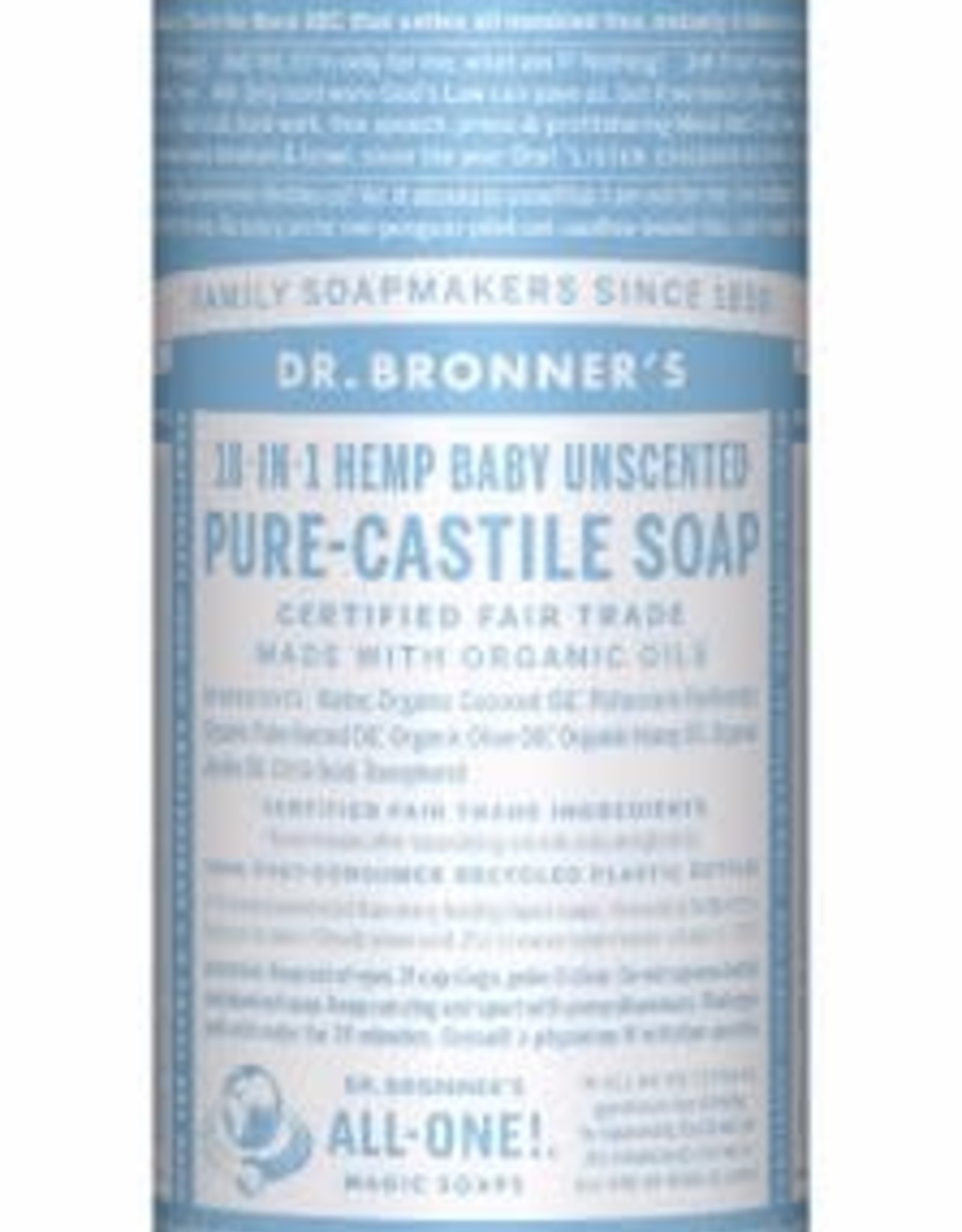 Dr. Bronner Dr. Bronner's - liquid soap Baby mild -  Unscented - 945ml