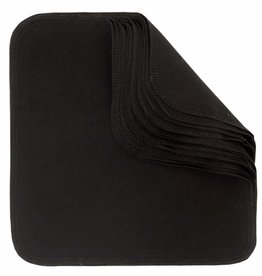 ImseVimse Washable wipes, Black, pack of 10p