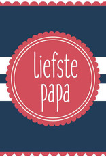 Roos met Witte Stippen Postkaart Liefste papa