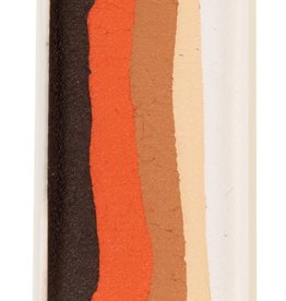 PartyXplosion Splitcake 43358 - Roaring animal / Ebony - orange - light brown - light beige - white 28g