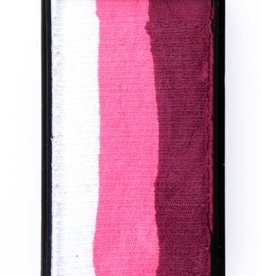 PartyXplosion Splitcake 43340 - Bordeaux red/ pink/white 28g