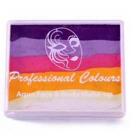 PartyXplosion Splitcake 43943 - Violet Lavender Pink Yellow White 50g