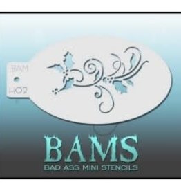 Bad Ass Stencils Bad Ass Mini Stencil - BAMH02