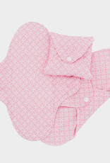 ImseVimse Sanitary Pads, Regular, pink halo, pack of 3