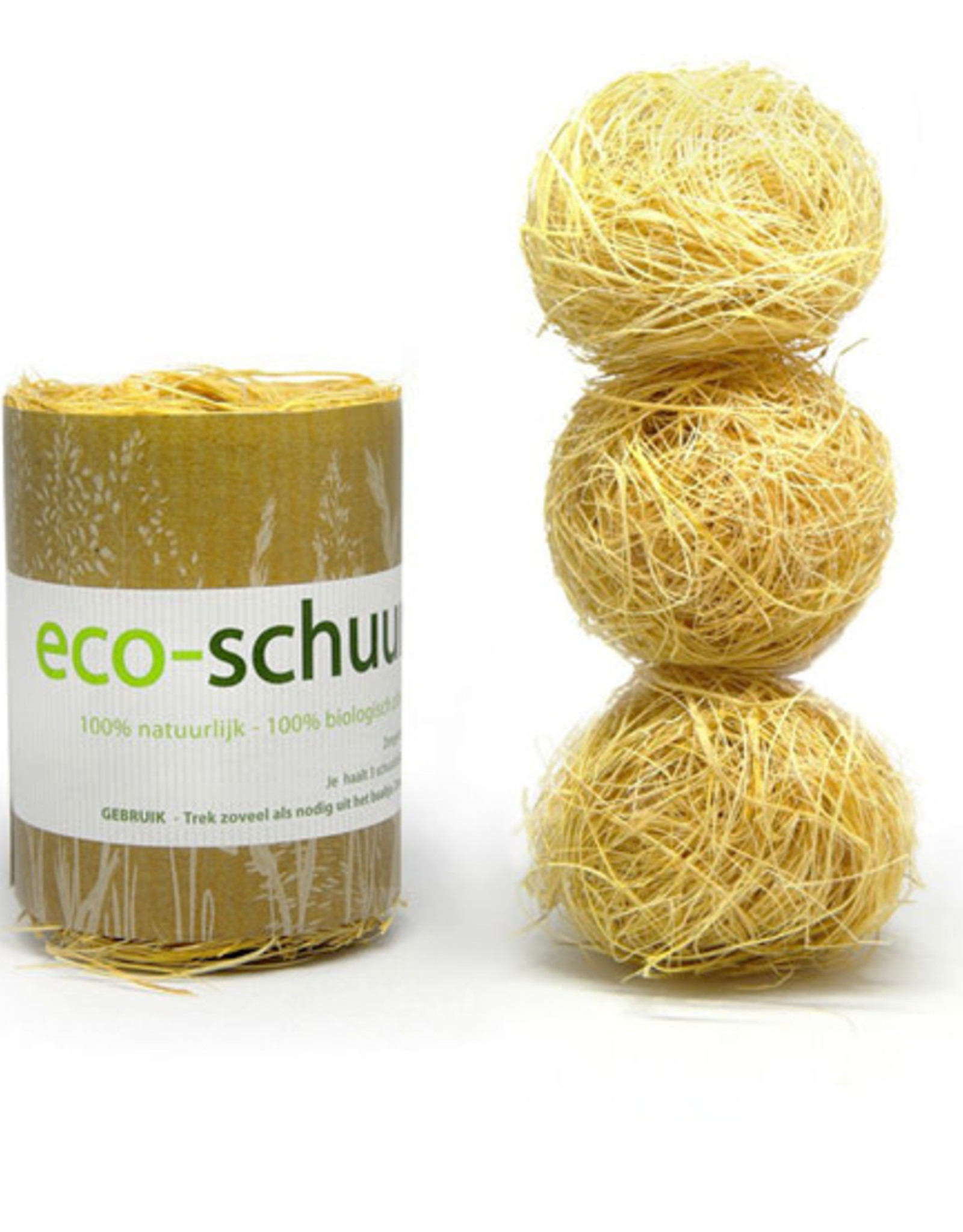 Eco-schuurspons Eco-schuurspons - 100% natuurlijk - 100% biologisch afbreekbaar
