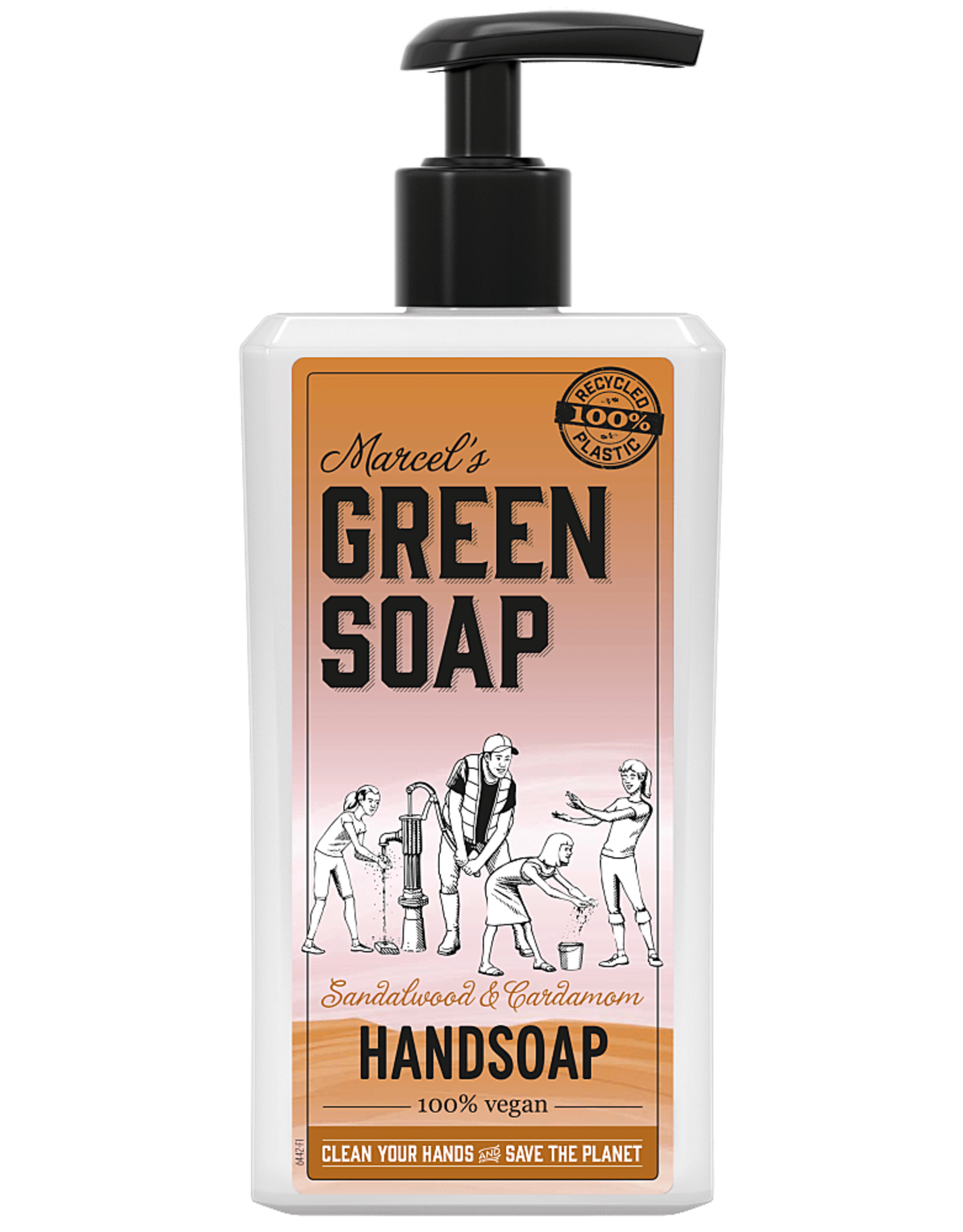 Marcel's Green Soap Handzeep Sandelwood & Cardemom 500 ml