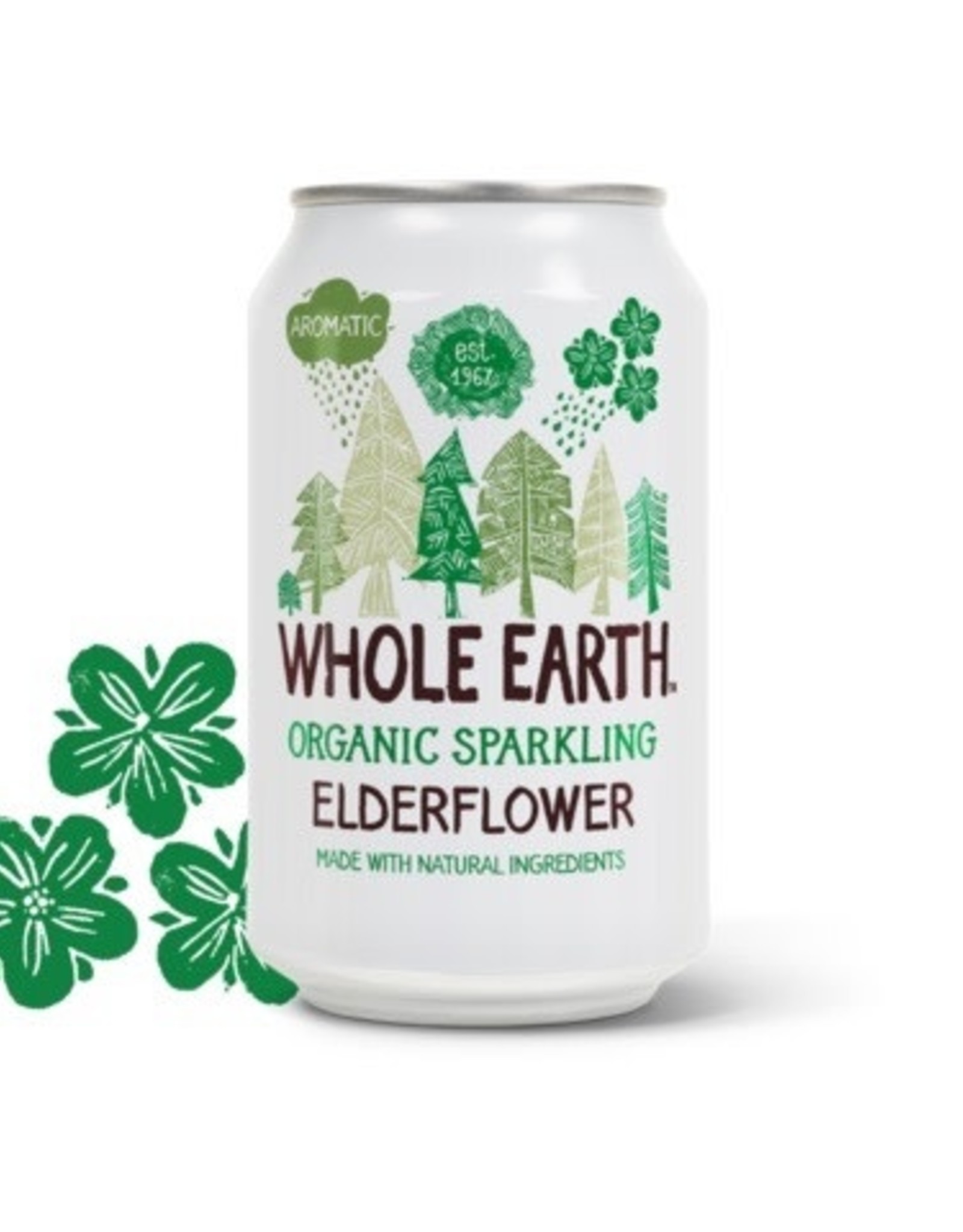 Whole Earth Whole Earth Organic Sparkling Elderflower 330ml