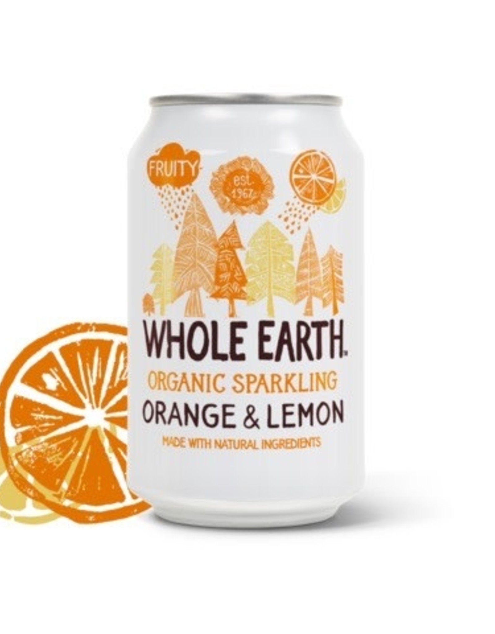 Whole Earth Whole Earth Organic Sparkling Orange & lemon 330ml