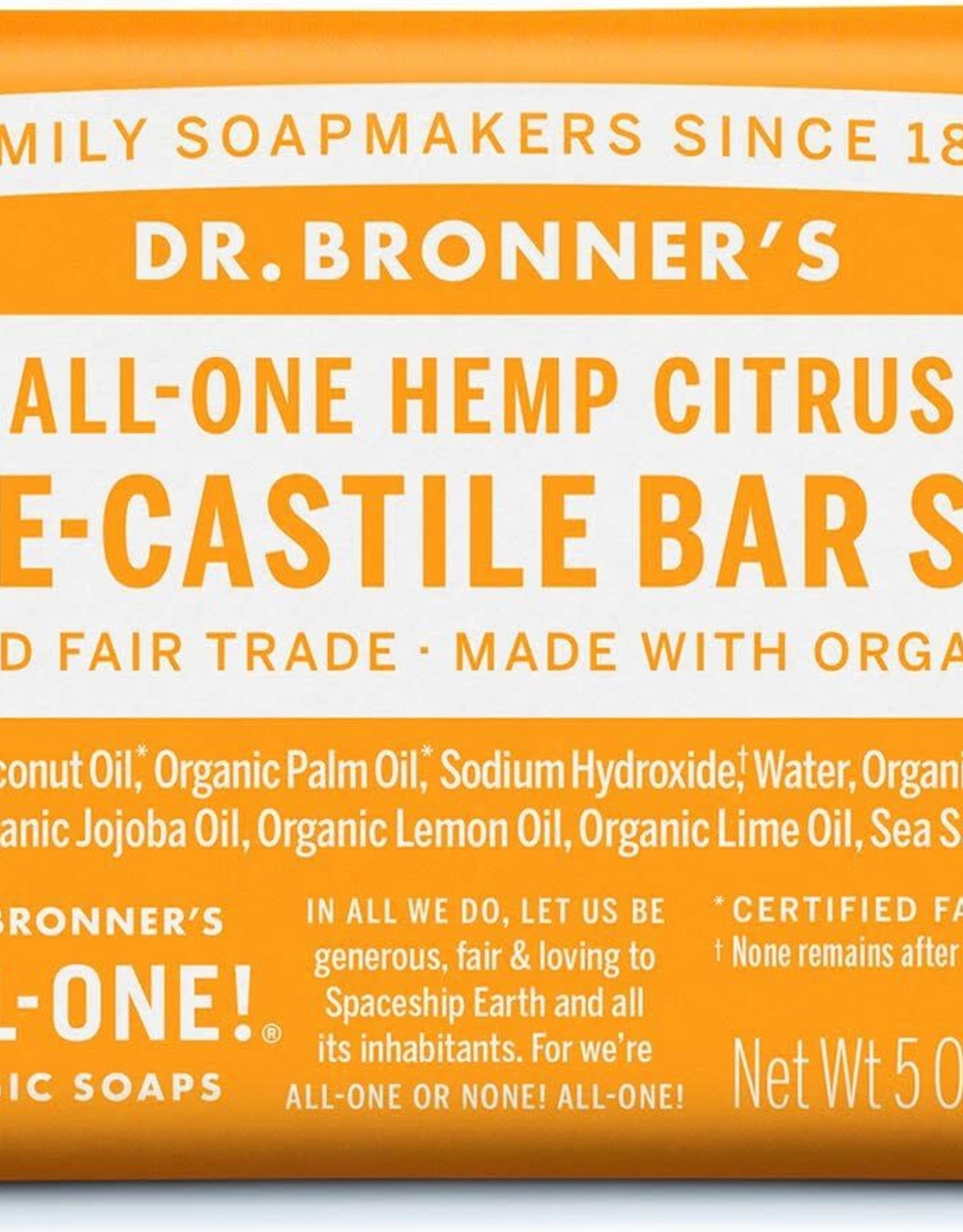 Dr. Bronner Dr. Bronner's - All-One Citrus-Orange 140g