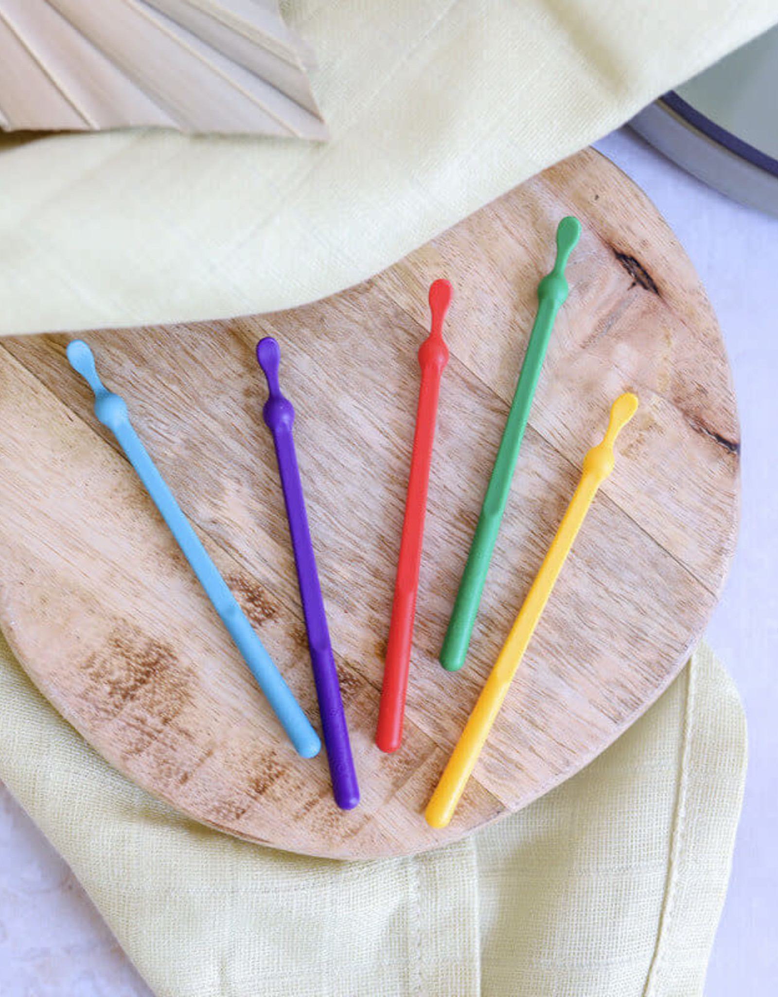 Lamazuna Herbruikbaar oorstaafje Oriculi uit bioplastic - paars