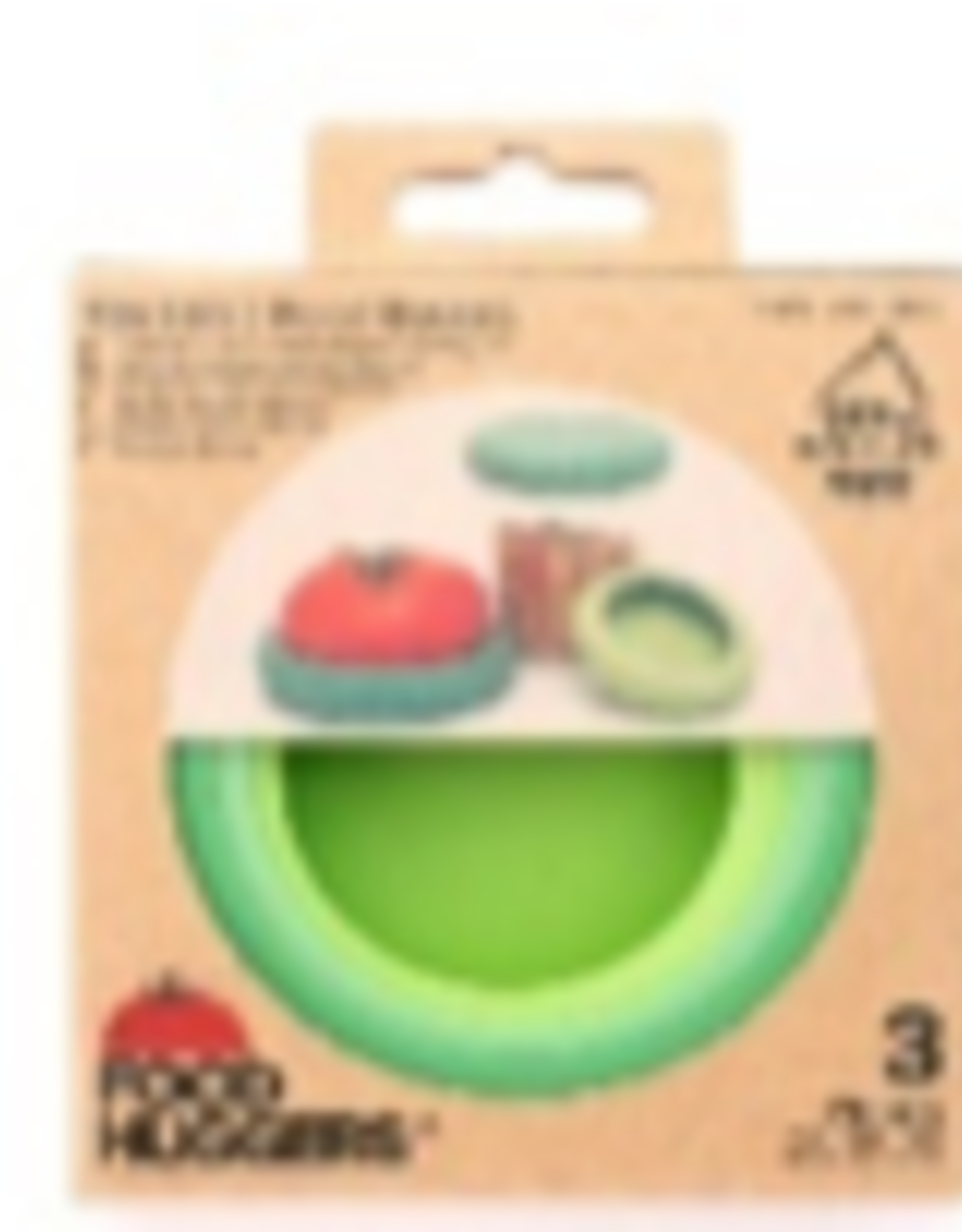 Foodhuggers Reusable Food Savers - set of 3 Big Hugs Soft Greens