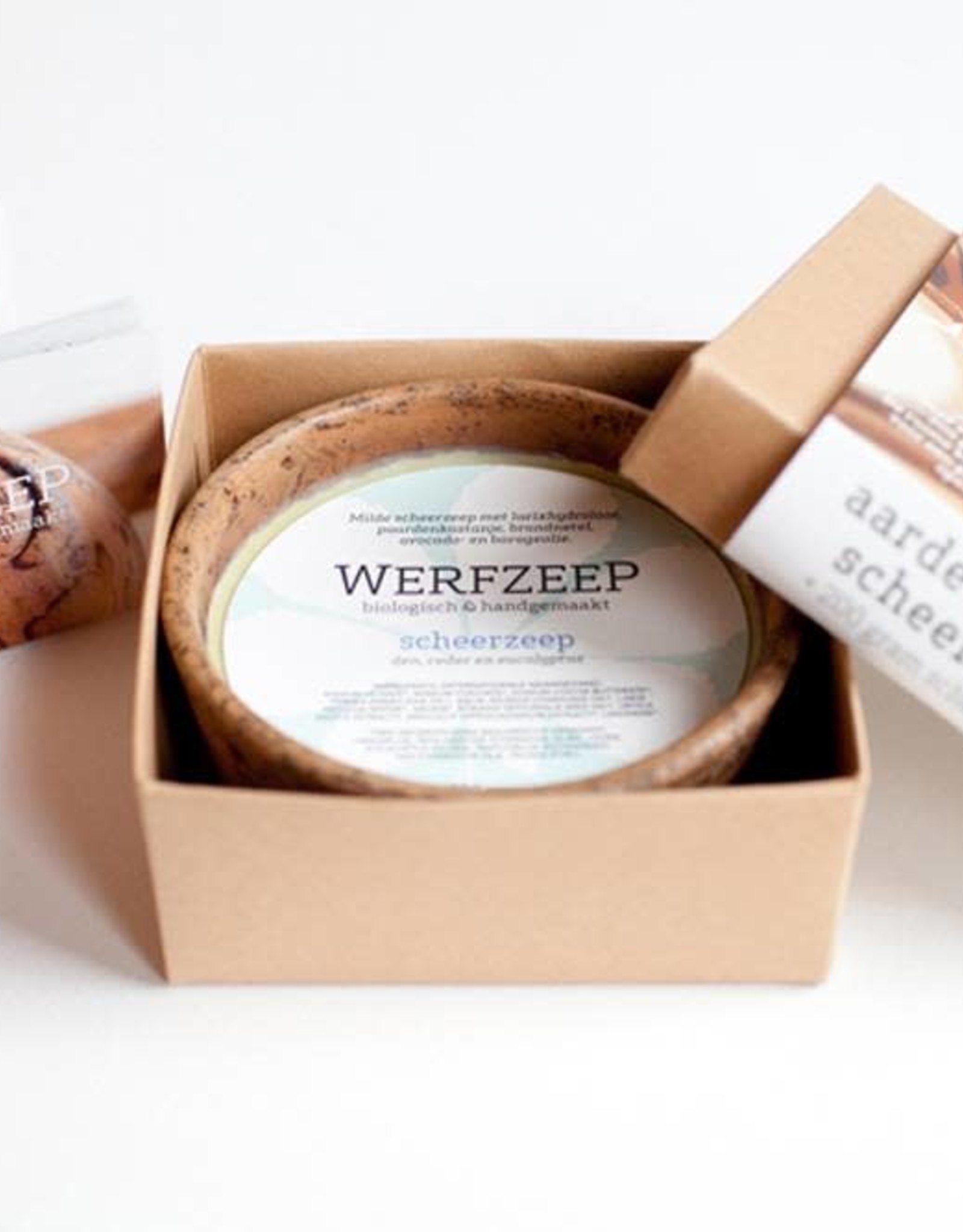 Werfzeep Werfzeep - scheerkom + 200gr scheerzeep