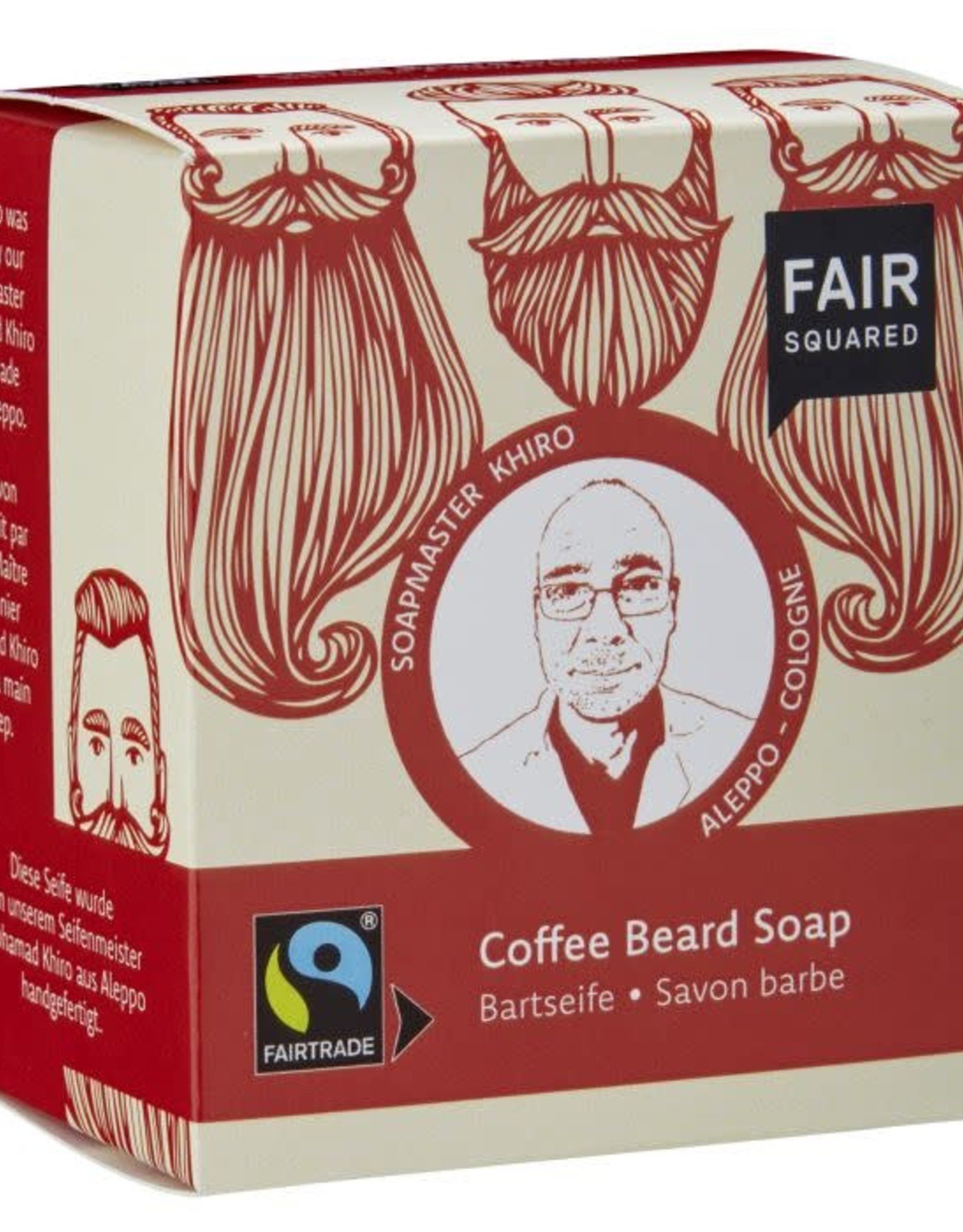 FairSquared FairSquared - Coffee Beard Soap - 2x 80g - Zero Waste