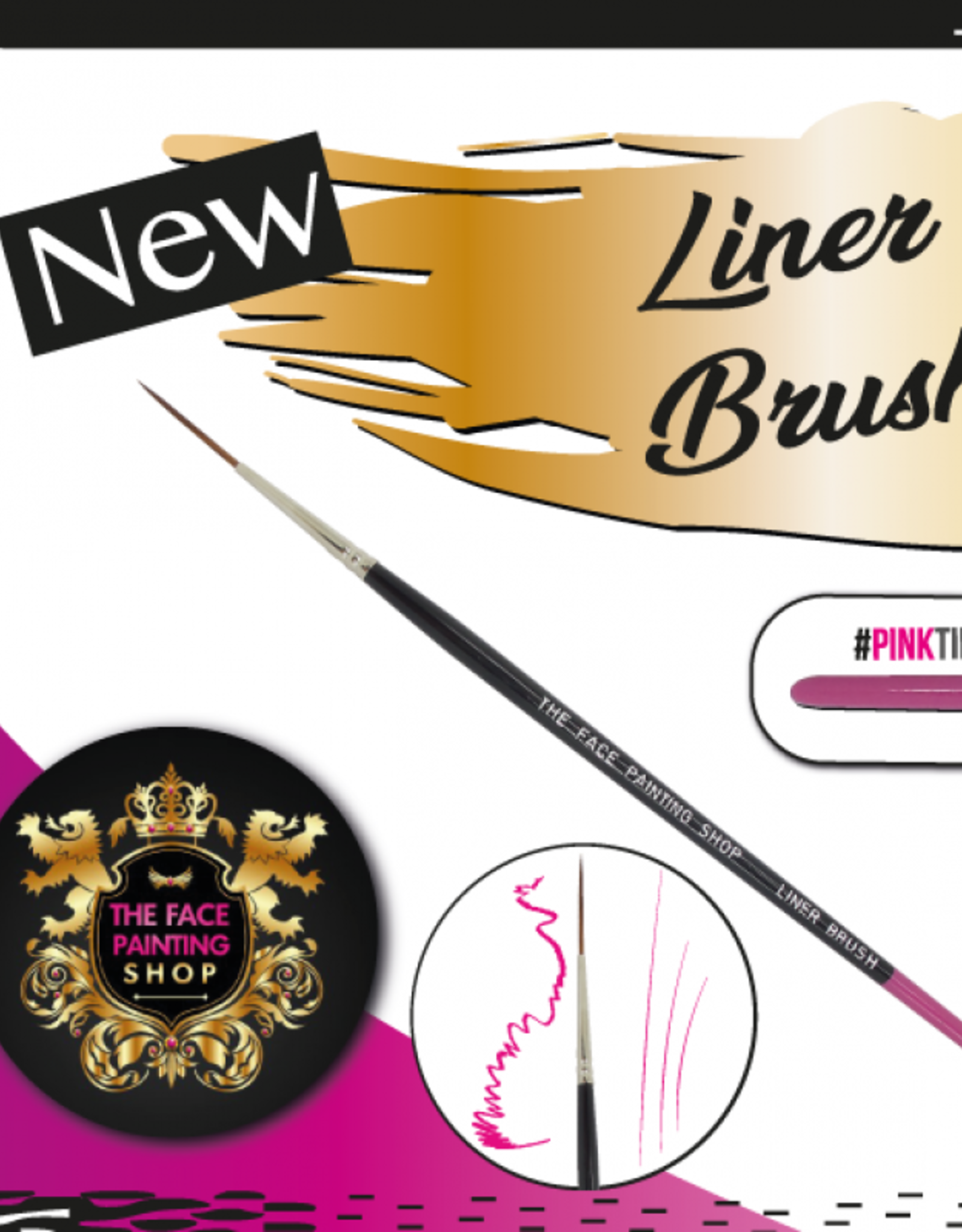 Pink Tips Pink Tips Brush - liner brush 0