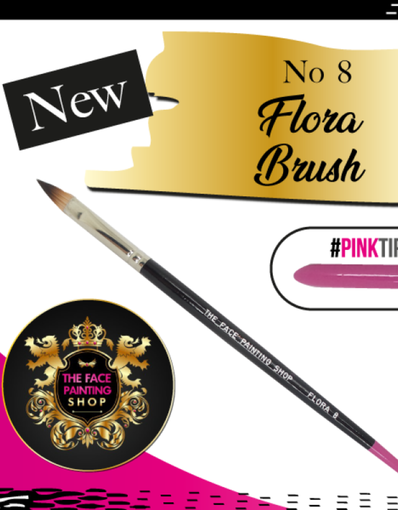 Pink Tips Pink Tips Brush - flora 8