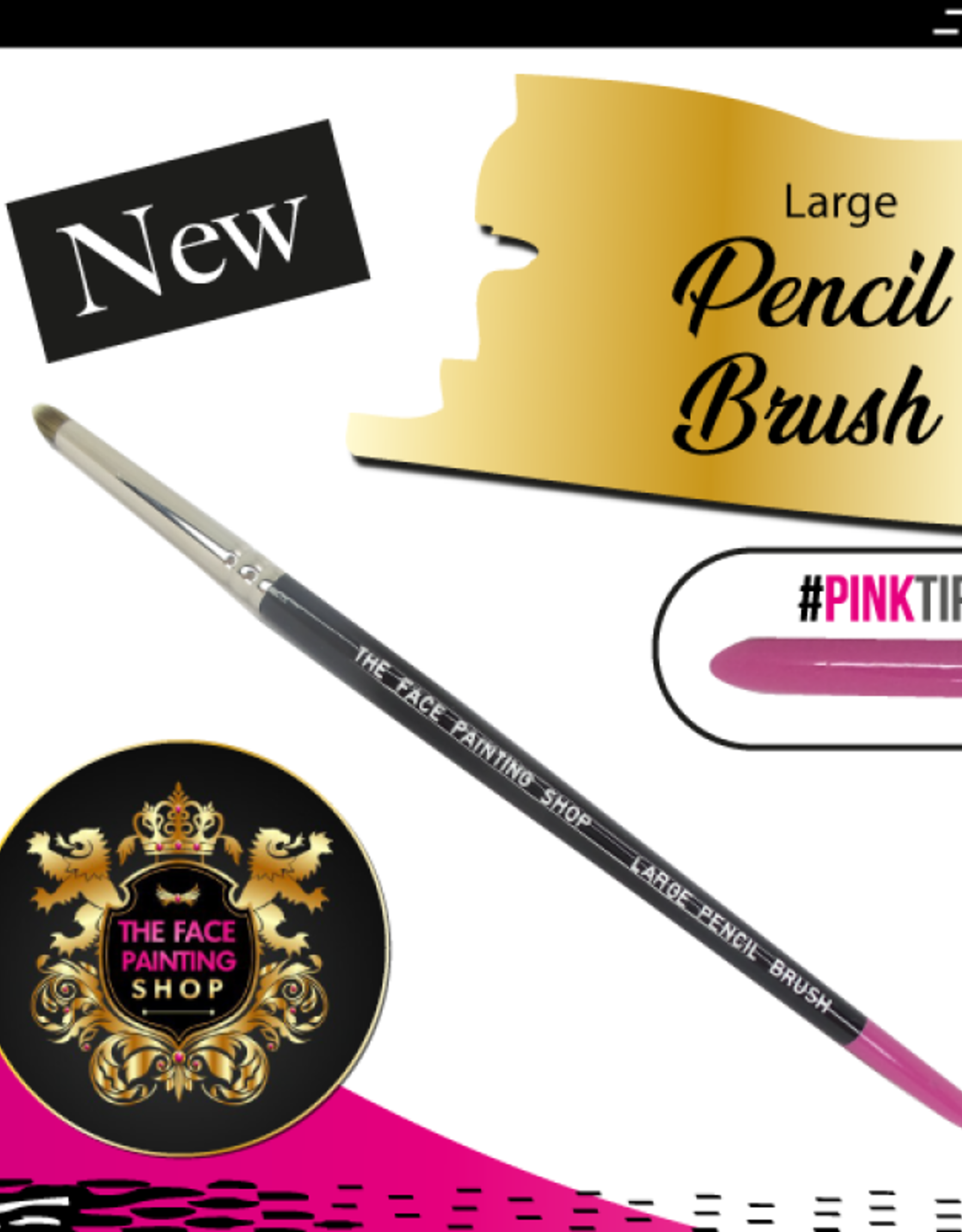 Pink Tips Pink Tips Brush - large pencil brush