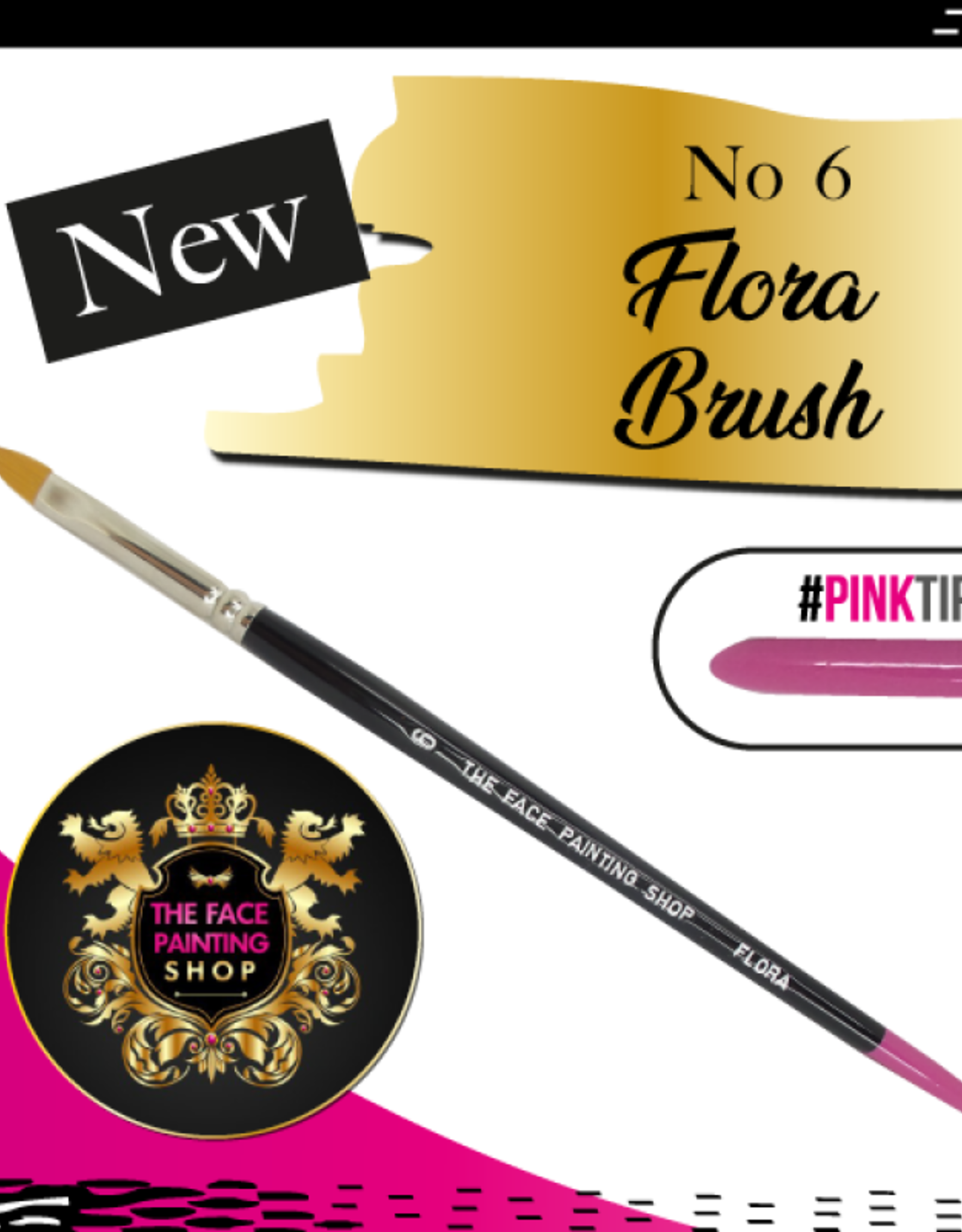 Pink Tips Pink Tips Brush - flora 6