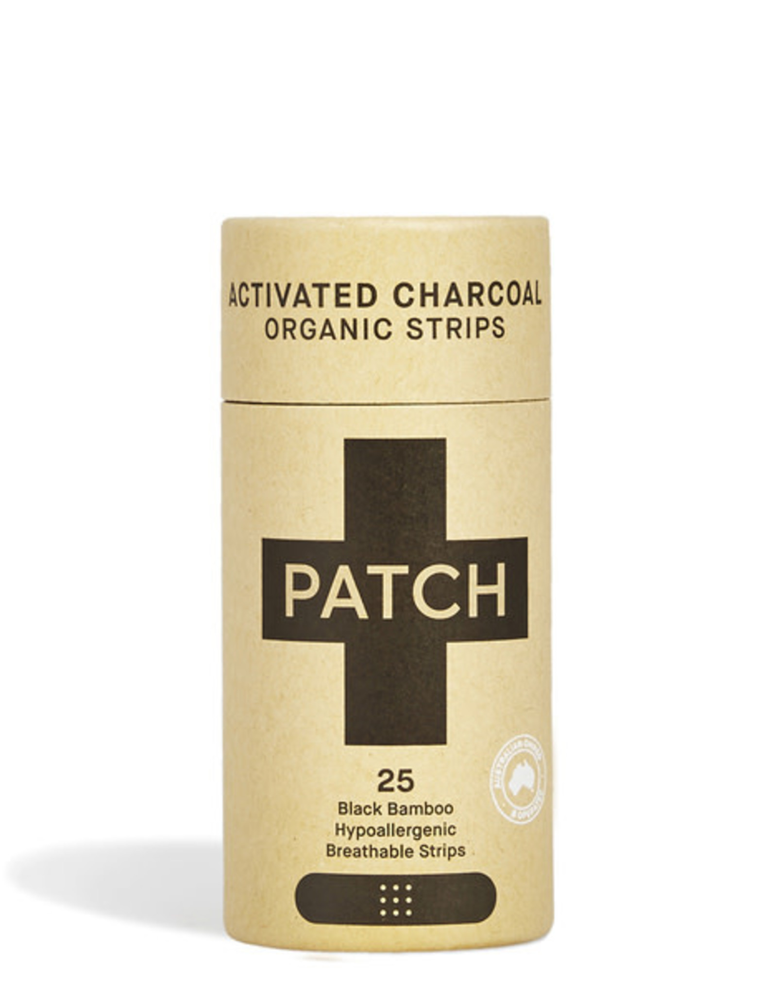 Patch PATCH Activated Charcoal Adhesive Strips - Bamboepleister - 25 Tube