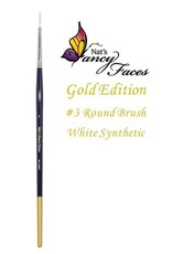 Fusion Nat's Gold Edition - Face Painting Brush #3 Round