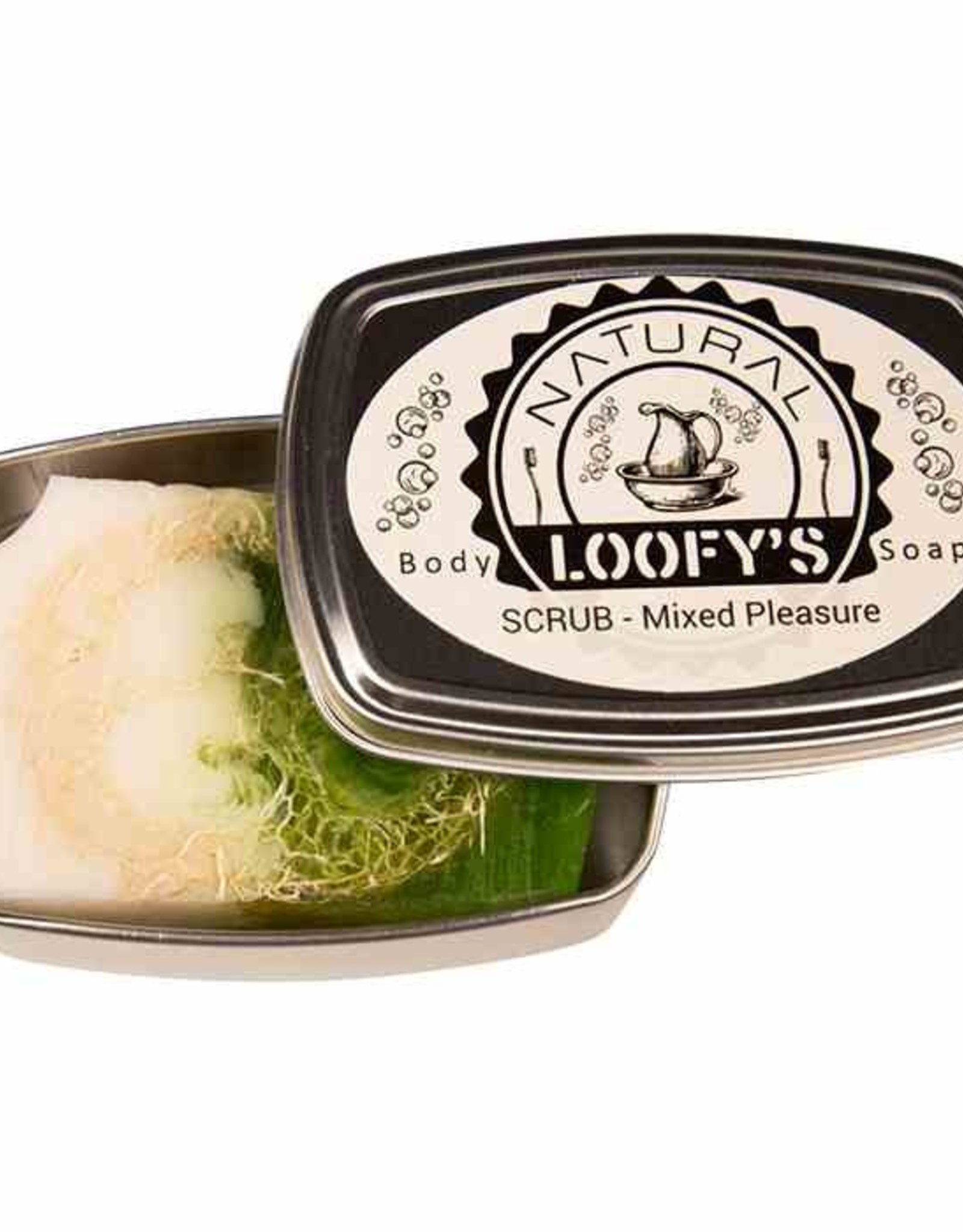 Loofys Loofys - Zeep met Loofah Scrub - Mixed Pleasure - Scrubzeep 80g