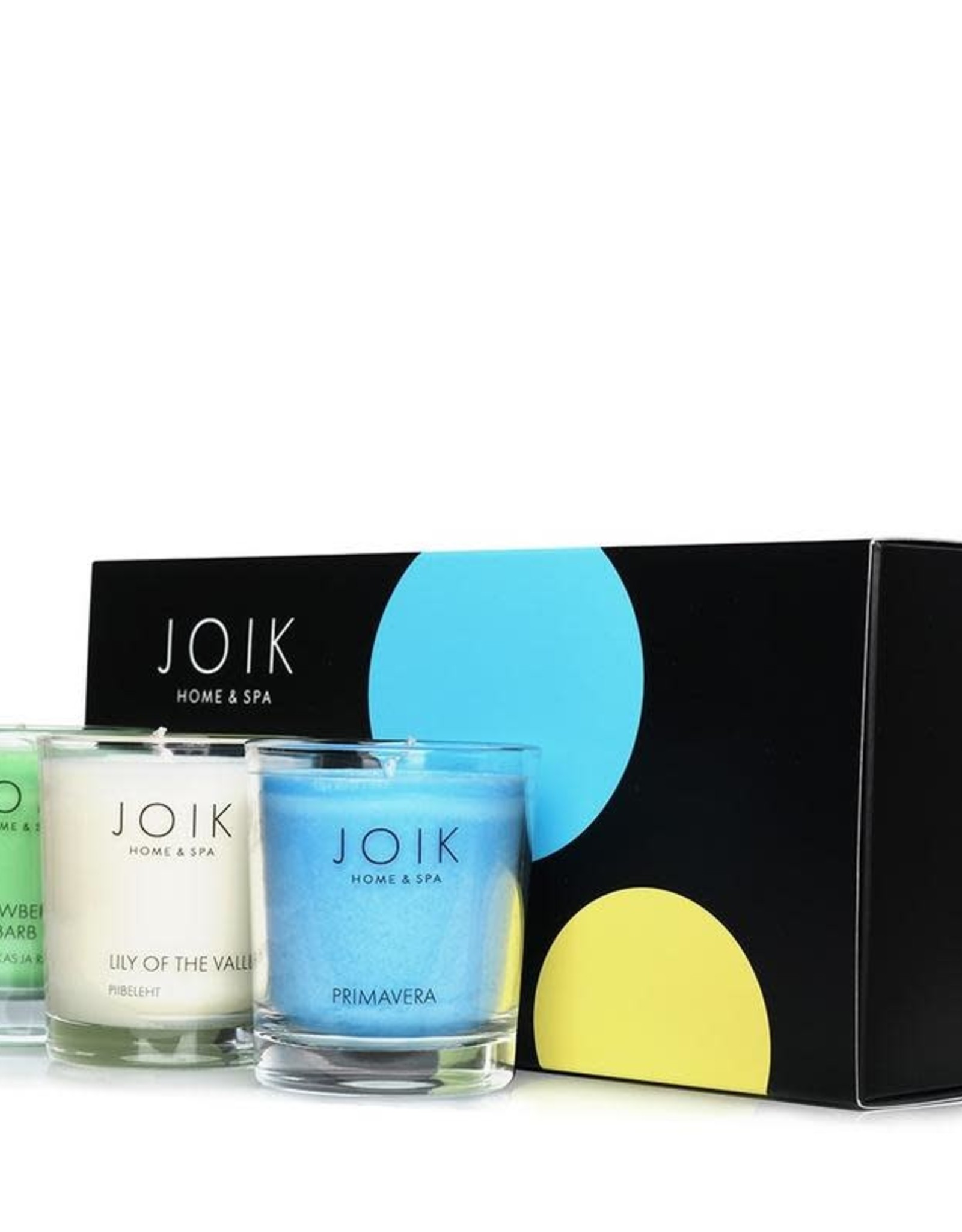 JOIK Spring scents candle trio giftset vegan 3 x 80g