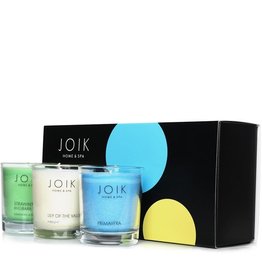 JOIK Spring scents candle trio giftset vegan 3 x 80g