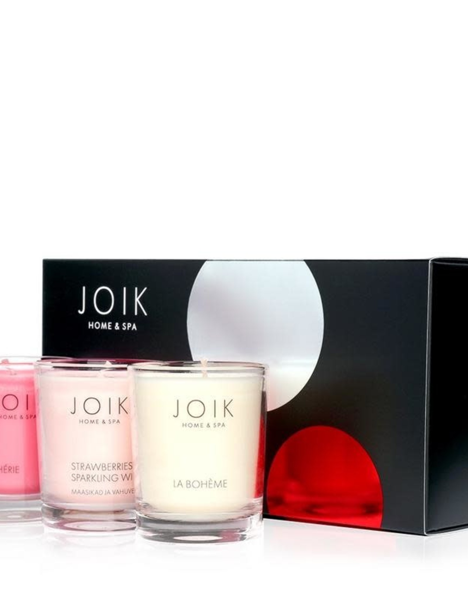 JOIK Romantic scents candle trio giftset vegan 3 x 80g