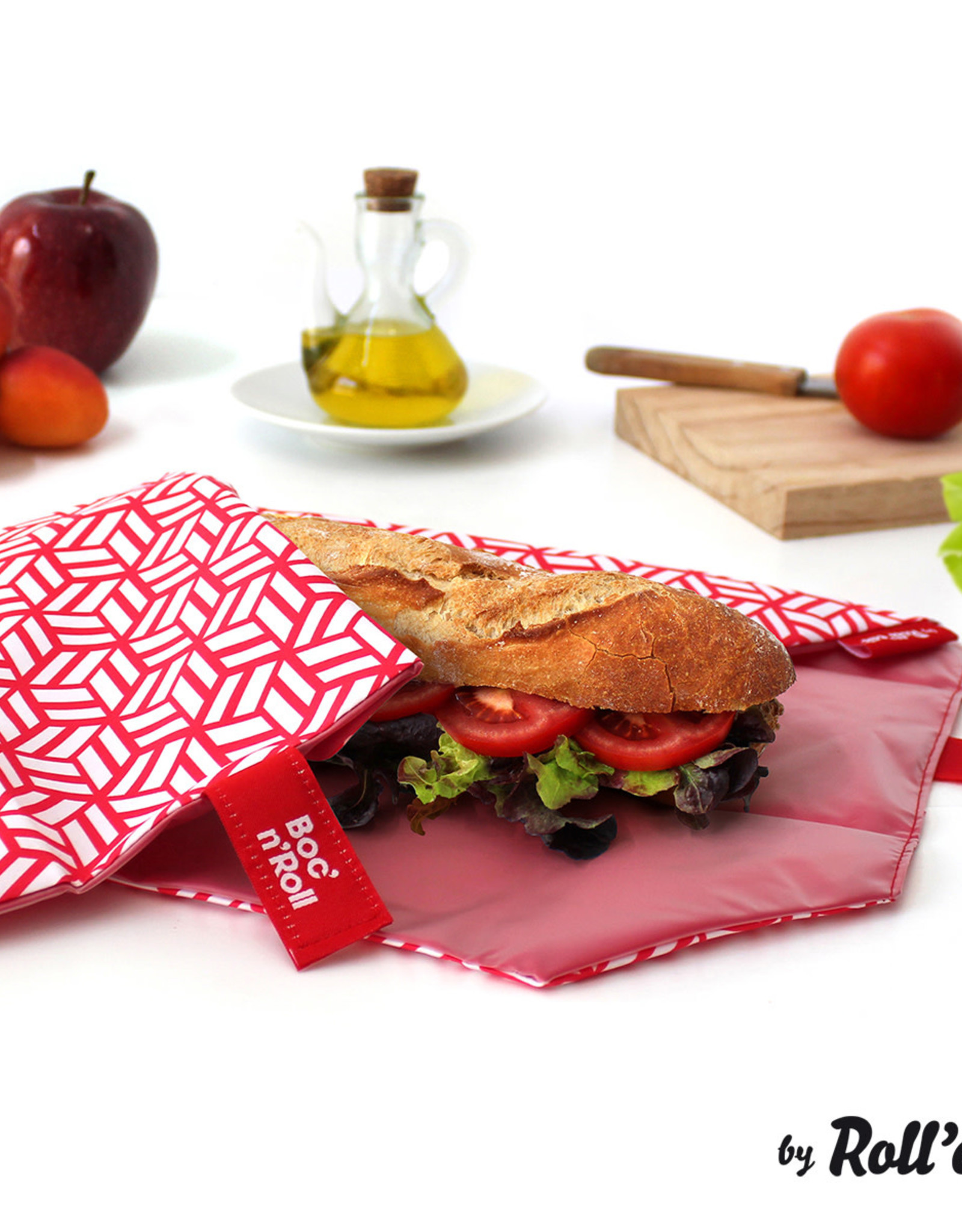 Roll'eat Boc'n'Roll Tiles - Sandwich Wrap Red