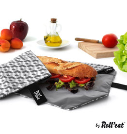 Roll'eat Boc'n'Roll Tiles - Sandwich Wrap Black