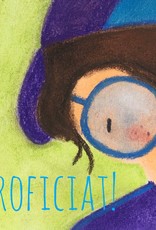 snoetjes vol sproetjes Kaartje meisje vierkant - proficiat