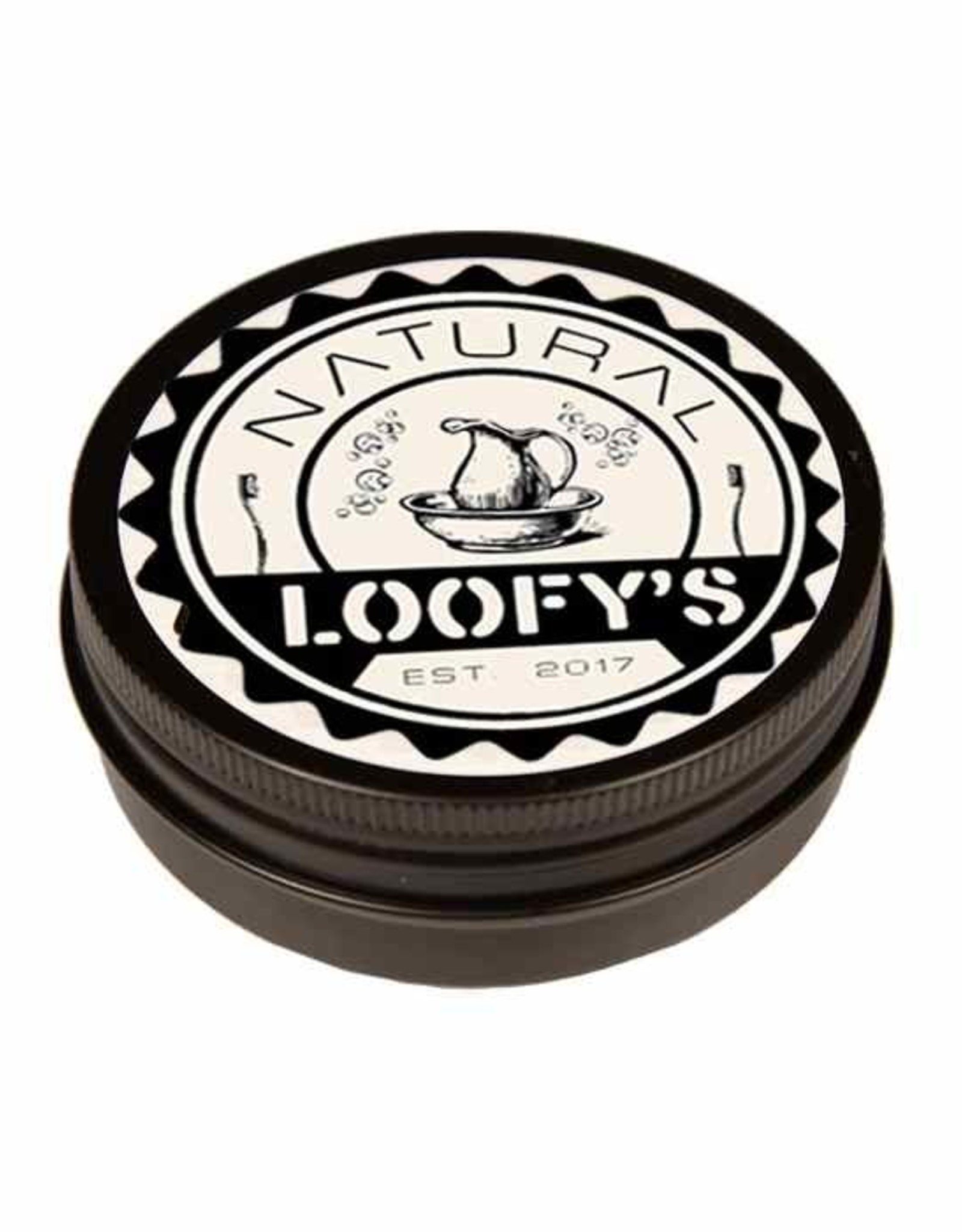 Loofys Loofys - Rond bewaarblikje - zwart - Rond - Zwart