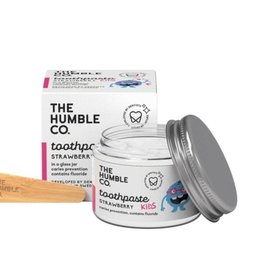 The Humble Co. Humble Natural Toothpaste Kindertandpasta Zero Waste - Aardbei met fluor 50ml